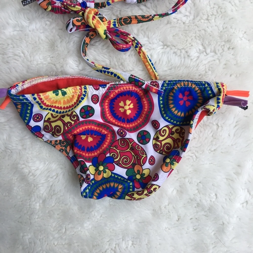 Girls Tiny Triangle Bikini Size 4